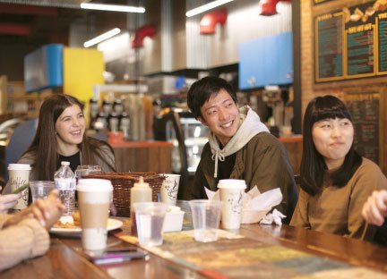 friends at cafe